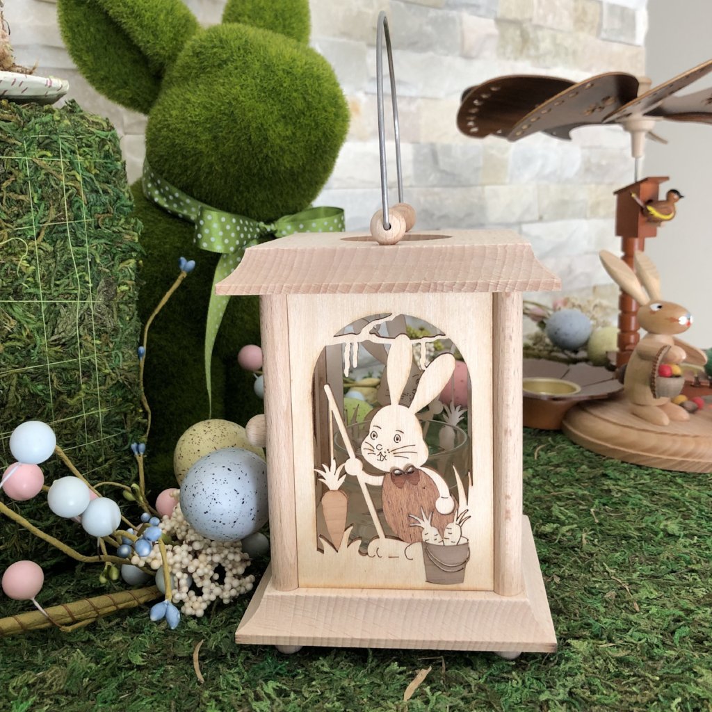Easter Lantern - Bunnies